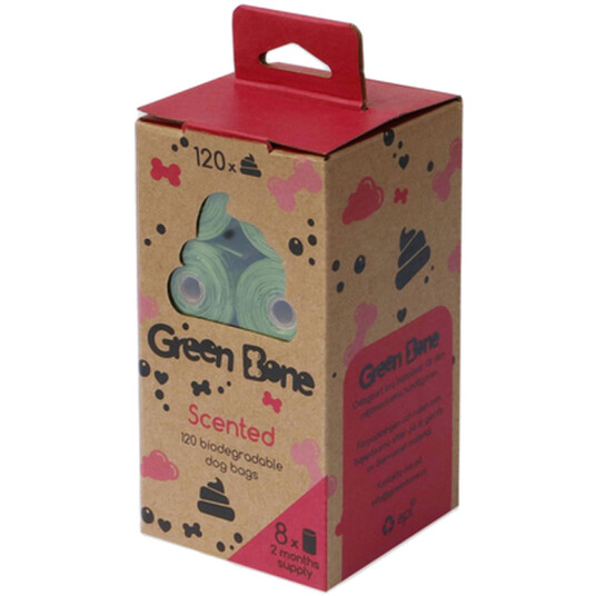 Green Bone Refill Forest Berries 120 Biologisk Nedbrytbare Hundeposer