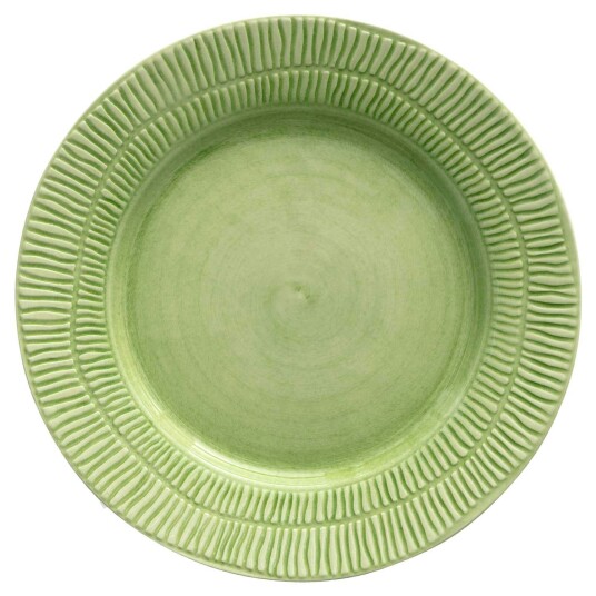 Stripes Tallerken Ø 28 cm Grønn