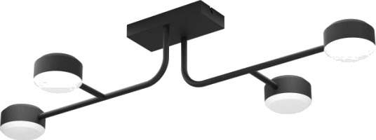 Eglo Clavellina Loft 4X800lm Dimbar 890X465 Sort Eglo Clavellina Loft 4X800lm Dimbar 890X465 Sort