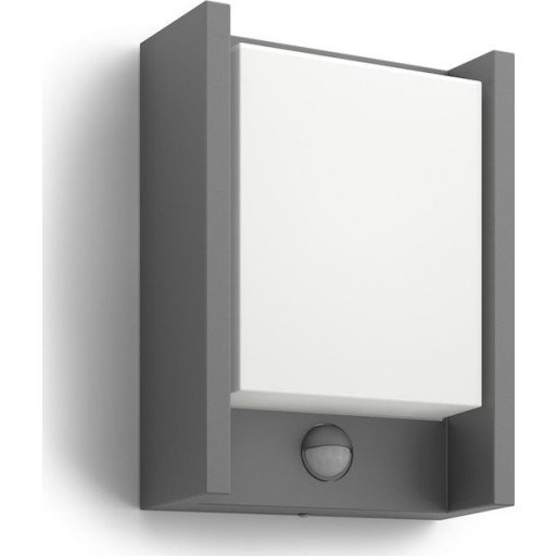 PHILIPS ARBOUR IR LED VEGGLAMPE 6W, ANTRASITT PHILIPS ARBOUR IR LED VEGGLAMPE 6W, ANTRASITT