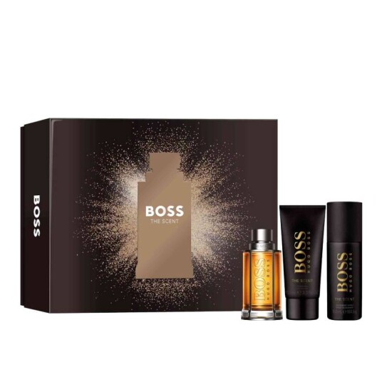 Boss Hugo Boss The Scent Gift Set Eau De Toilette 100ml + Shower Gel 100ml + Deodorant Spray 150ml