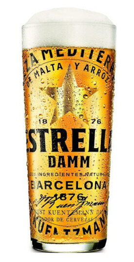 Estrella Damm Ølglass 28,5 cl Estrella Damm Ølglass 28,5 cl