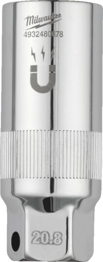 Milwaukee 4932480678 Tennpluggpipe magnetisk, 3/8" 20,8 mm, Håndverktøy