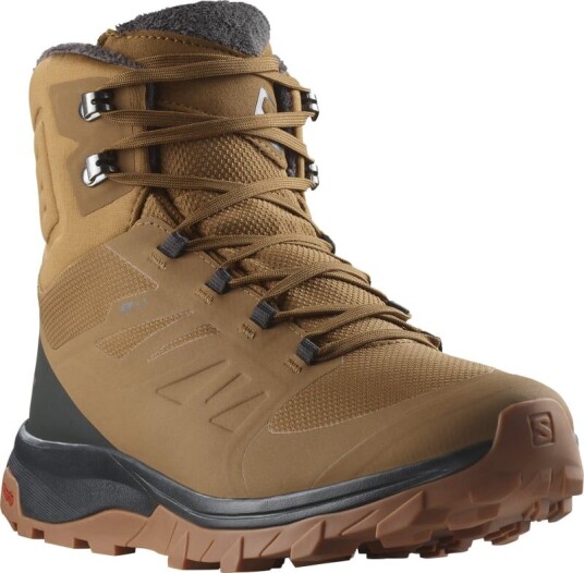 Salomon Men's Outblast Thinsulate Climasalomon Waterproof 42 2/3 Rubber/Phantom/Gum8