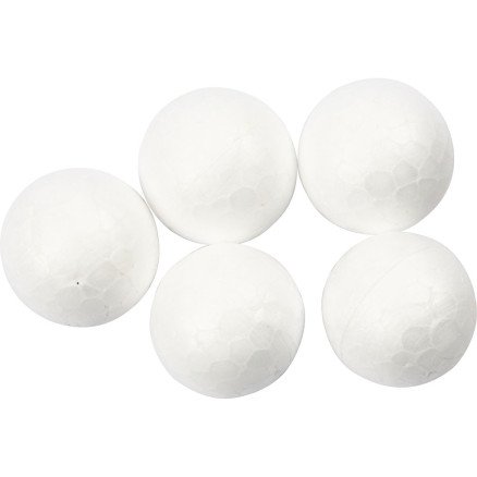 Diverse Kule dia 2 cm hvit 200 stk 1 pk