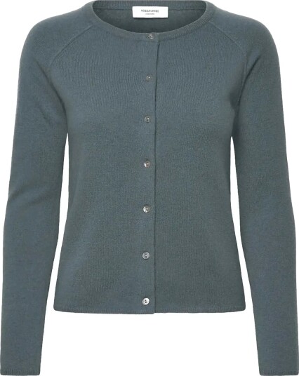 Rosemunde Rwlaica Cashmere Ls O Neck Raglan Cardigan Blue XS