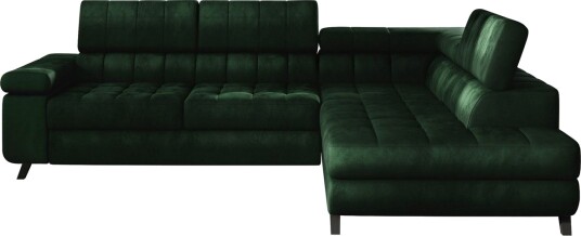 Amshyttan Sofa med Sjeselong 3 seter Grønn