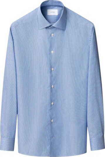 Eton Herre Skjorter Blå 2XL,