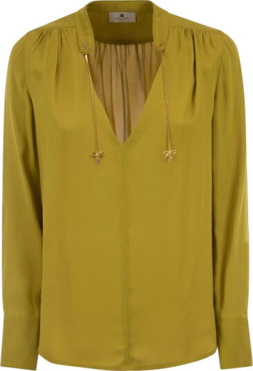 Elisabetta Franchi Dame Bluser & Skjorter Gul XS,