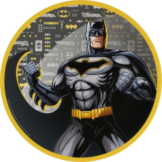 Papptallerkener Batman - 8-pakning Papptallerkener Batman - 8-pakning