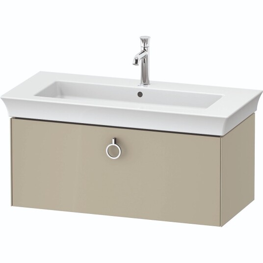 Duravit White Tulip Servantskap 1 skuff 98,4x45,8x41 cm Taupe Høyglans