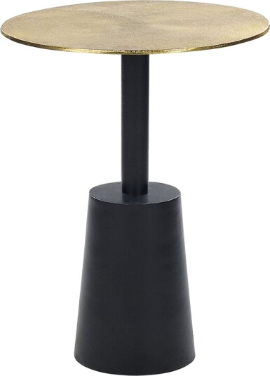 Gayle Sidebord 36 cm - Gull/Svart