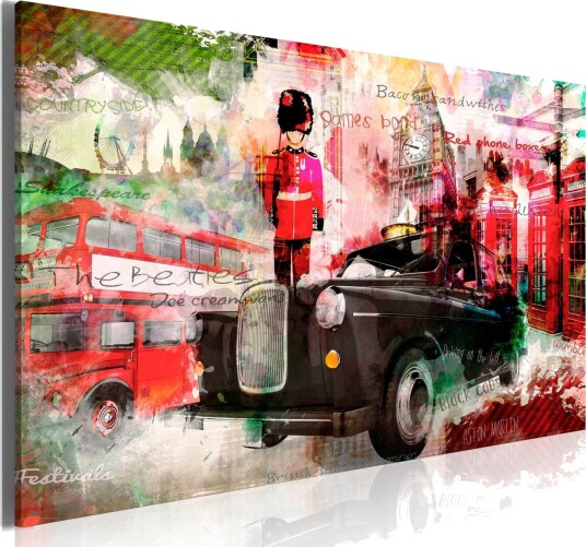 Bilde Memories From London 60x40 Artgeist sp. z o. o.