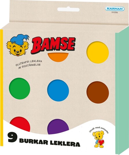 Egmont Kärnan Bamse Glutenfri Modelleire 9-Pakk Egmont Kärnan Bamse Glutenfri Modelleire 9-Pakk
