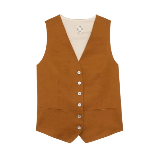 Ines de la Fressange Paris, Dame, Jakker, Brun, 2XS, Ines de la Fressange Paris, Dame, Jakker, Brun, 2XS,