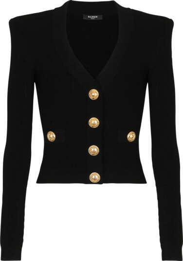 Balmain Dame Strikkevarer Svart M,