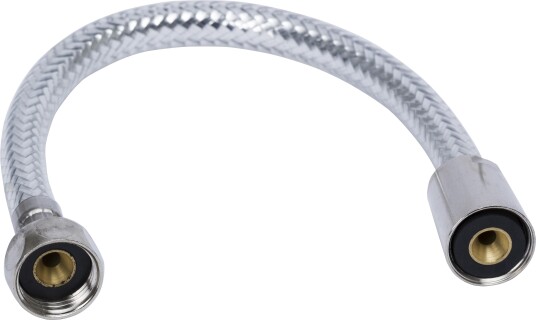 Gelia 3006200022 Tilkoblingsslange rett, forkrommet R15x500, Installasjon