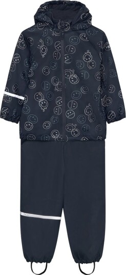 CeLaVi Rainwear Set   Aop W. Fleece   Navy   80