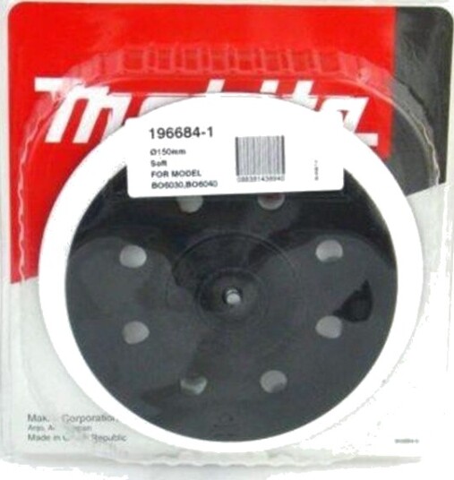 Makita 150mm Myk Gummiplate til BO6040/30 - Elektroverktøy Tilbehør Makita 150mm Myk Gummiplate til BO6040/30 - Elektroverktøy Tilbehør