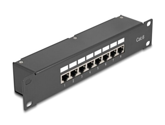 Delock 43304 Rj45 Cat6 Rj-45 Sort 1U 44 Mm