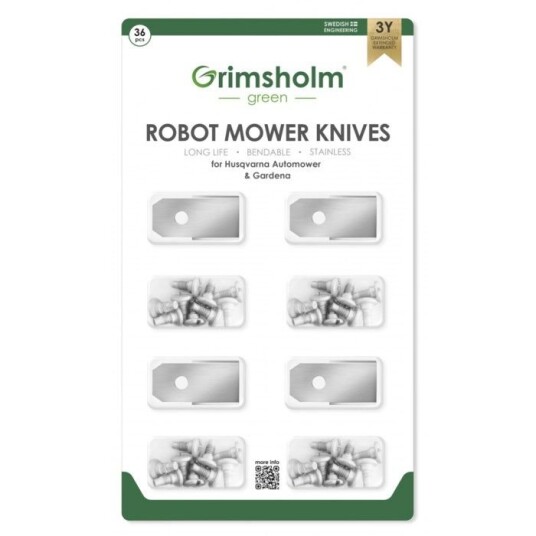 Grimsholm Reservekniv til Husqvarna/Gardena 36-pk. Grimsholm Reservekniv til Husqvarna/Gardena 36-pk.