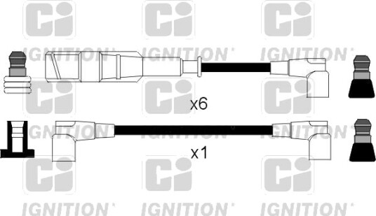 Tennplugg kabelsett QUINTON HAZELL XC462