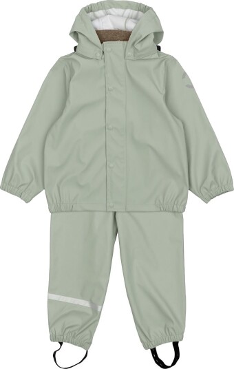 Mikk line X Kids world Regntøy m. Seler PU Sjøgress Mikk line 4 år (104) Regntøy Beige Grønn