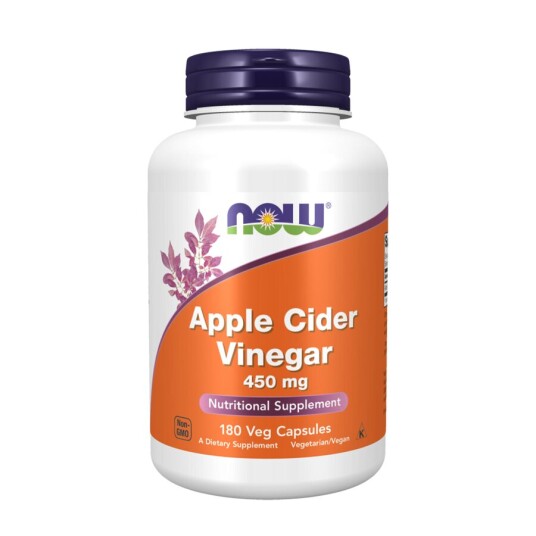 Now apple cider vinegar 450 mg 180 kaps Now apple cider vinegar 450 mg 180 kaps