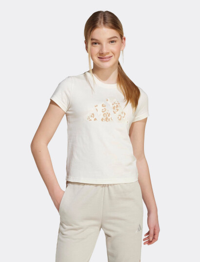 adidas Sportswear G Anml Sj Bl T - Cream - 164 adidas Sportswear G Anml Sj Bl T - Cream - 164