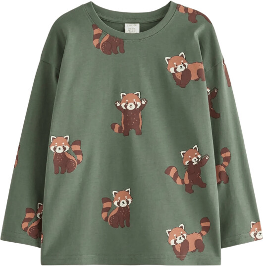 Lindex Long Sleeved Top Khaki green 98
