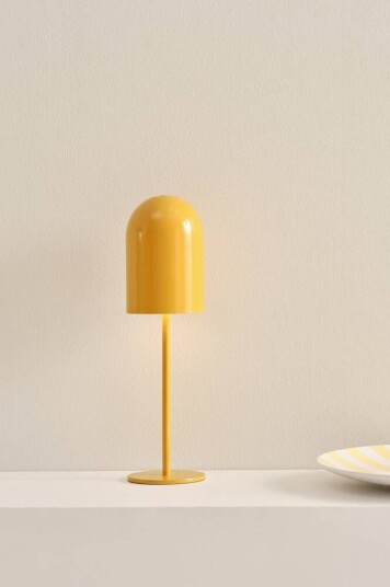 Ara bordlampe LED bærbar Gul No size