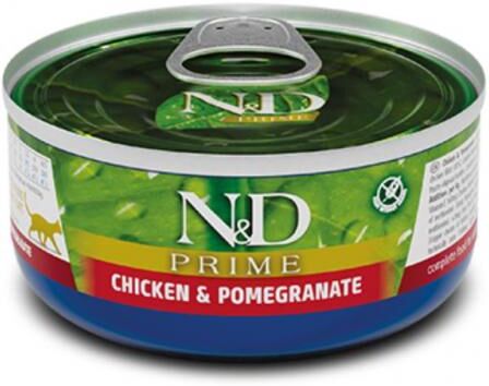 Farmina Cat Prime Chicken Og Pomegranate Våtfôr Til Katt 12X80G