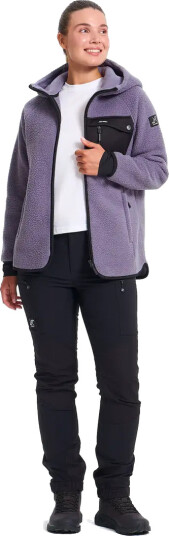 RevolutionRace Dame > Overdeler > Fleece & midlayers Sherpa Hoodie Dame Cadet Størrelse:XS