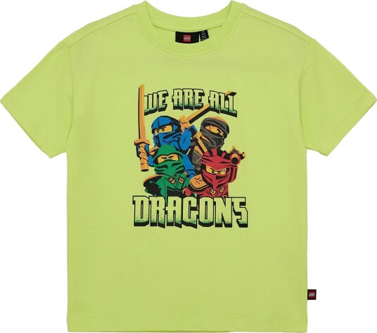LEGO® Wear Ninjago T skjorte   LwTaffy   Bright Green   LEGO® Wear   6 år (116)   T skjorte Grønn Gul