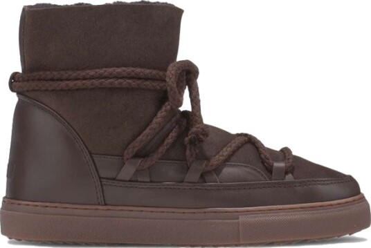 Inuikii Women's Classic Sneaker Dark Brown 41
