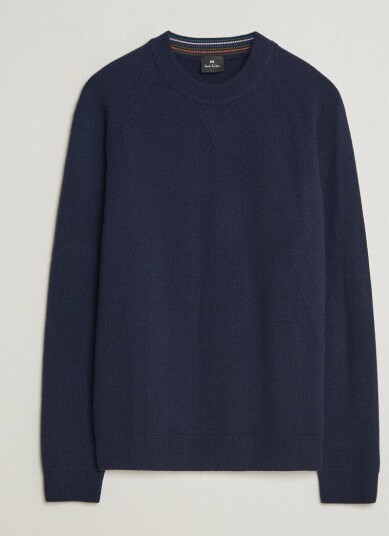 PS Paul Smith Wool Knitted Sweater Navy