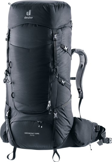 Deuter Aircontact Core 70+10 Black OneSize Deuter Aircontact Core 70+10 Black OneSize