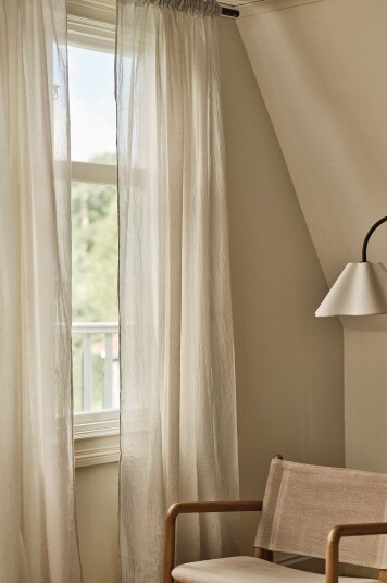 Jotex Gardin Med Multifunksjonsbånd 2pakke Beige LAYER 205040002220