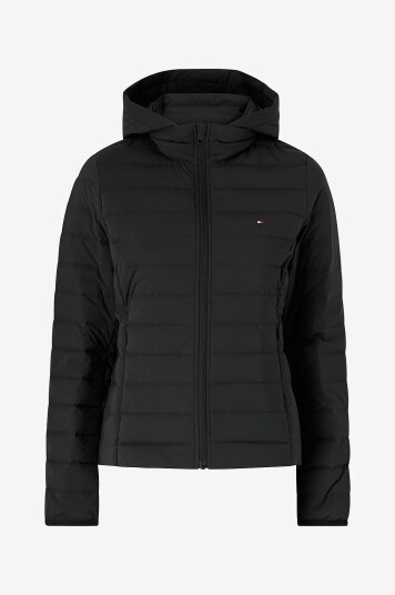 Tommy Hilfiger   Jakke Stretch Nylon LW Down Jacket   Svart