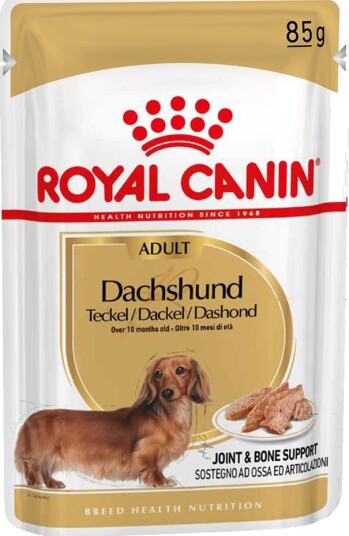 Royal Canin Dachshund Adult Som Supplement Dachshund Våtfòr 24 X 85 G