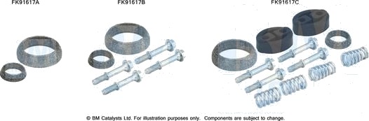 Monteringssett, katalysator BM CATALYSTS FK91617 Monteringssett, katalysator BM CATALYSTS FK91617
