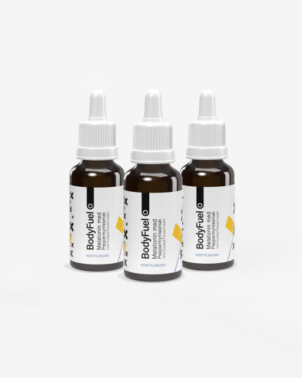 BodyFuel Super Strength Melatonin Med Peppermyntesmak 3 pack BodyFuel Super Strength Melatonin Med Peppermyntesmak 3 pack