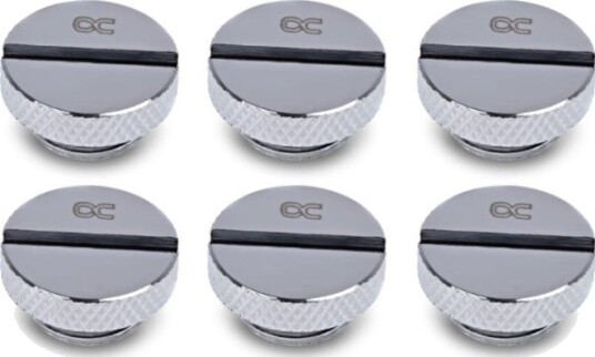 Alphacool G1/4 Plugg 6 Pack Krom 17623 Alphacool G1/4 Plugg 6 Pack Krom 17623