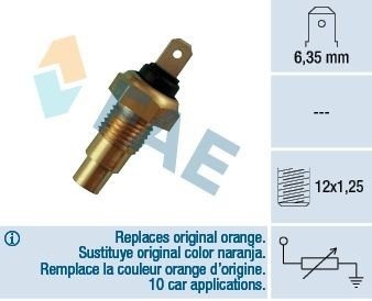 Sensor, motortemperatur FAE 31520