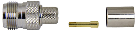 Televes 383802 Kontakt N type for 50 ohm N 04 hunn Antenneutstyr