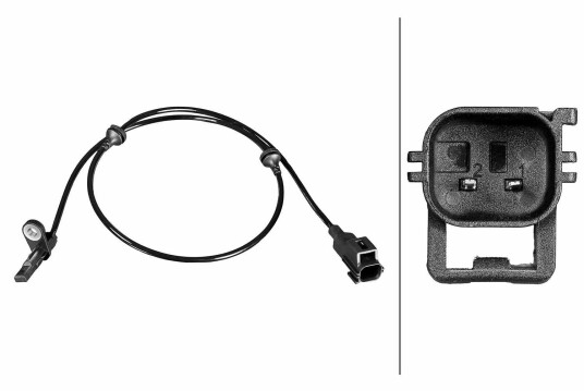 Sensor, ABS HELLA 6PU 358 216-381 Sensor, ABS HELLA 6PU 358 216-381