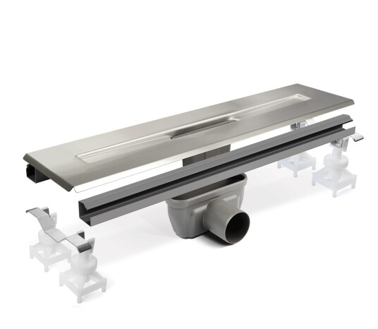 Unidrain 4014.0900 Avløpspakke 900 mm frittliggende Innendørsavløp