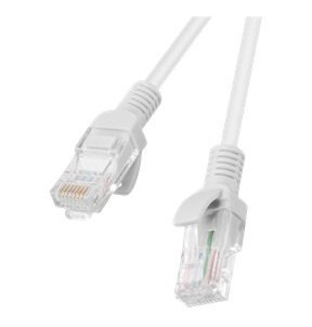 Lanberg Koblingskabel Rj-45 Hann Til Rj-45 Hann 1 M Utp Cat 6 Uten Hindringer Formstøpt Ral 7035 Grå