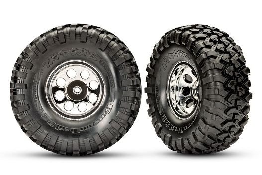 Traxxas 8184 Tires & Wheels 2.2 Canyon Trail 5.3 Classic Chrome Traxxas 8184 Tires & Wheels 2.2 Canyon Trail 5.3 Classic Chrome