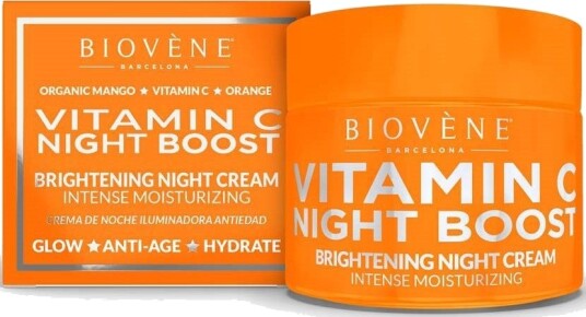 Biovène Vitamin C Nattkrem for Moden Hud med Anti-Age Egenskaper 50ml Biovène Vitamin C Nattkrem for Moden Hud med Anti-Age Egenskaper 50ml